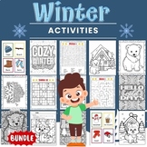Printable Winter Season Activities & Games - Fun December 