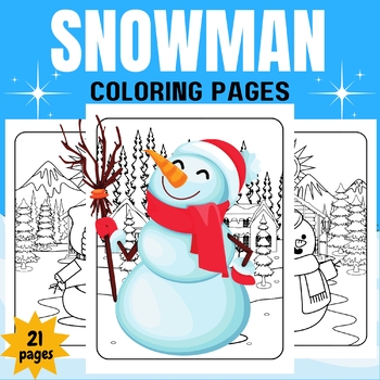 Free Snowman Coloring Pages: Printable Winter Fun for Kids and Adults