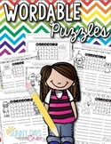 Printable Wordable Puzzles