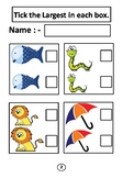 Beginning sounds, Maths numbers and activity worksheets