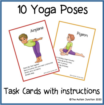 Yoga Poses for Kids Cards (Deck 1) - For Classroom Yoga, PE Exercise  Equipment, Memory Yoga Game, Brain Breaks, Movement Breaks, Play Therapy,  Kids Yoga Class, Autism Therapy Games, or ADHD Tools: