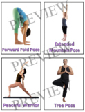 Printable Yoga Cards for teens, young adults, high school,