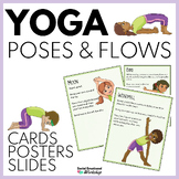 Printable Yoga Cards with Yoga Poses for Kids with Digital Slides