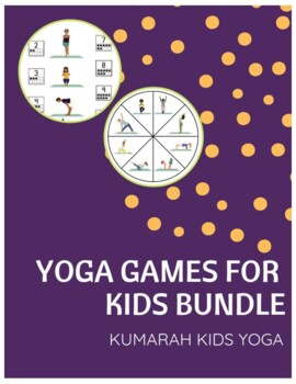 Kids Yoga Activity Indoor Game 2 Blocks 24 Pose Cards 3 Sand Timers 29pc Set