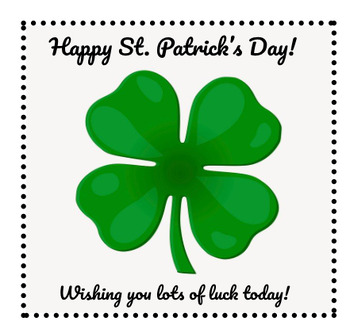 Preview of Printable and Editable St. Patrick's Day Cards