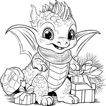 Printable baby dragon coloring pages print for free by afakbocoloris