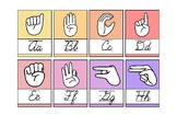 Printable banner for ASL and Cursive , also incl. Mexican 