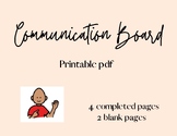 Printable communication board / Talking board / Digital download