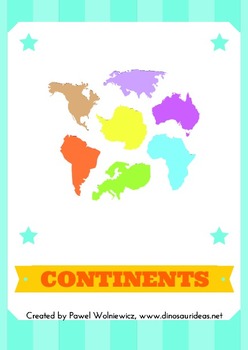 Preview of Printable continent maps