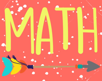 Preview of Printable cover for math notebook or binder