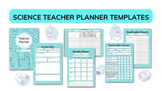 Printable digital planning templates for science teachers