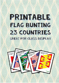 Printable flag bunting booklet