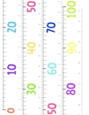 Printable metre ruler