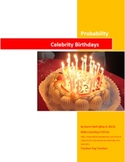 Printable (only) Fun Celebrity Birthday Probability Activity
