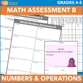 Math Test Prep - Whole Numbers & Operations Practice or As