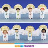 Printable paper angels