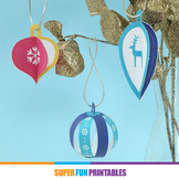 Printable paper ornaments