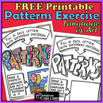 Preview of Printable Patterns Exercise FREE