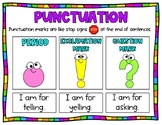 Printable punctuation anchor chart