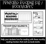 Printable reading logs & bookmarks!