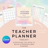 Printable teacher planner 2022 2023, daily planner, school