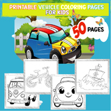 50 Printable vehicle coloring pages for kids | Transportat
