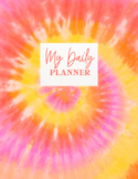 Printable weekly agenda, monthly calendar, lesson plan tem