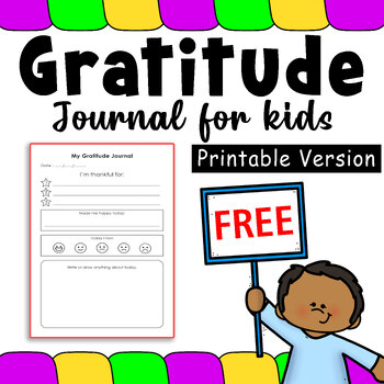 Printables Gratitude Journal for Kids - Free by Homeschool Station