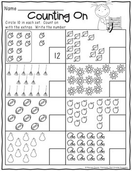 1st grade morning work no prep september worksheets by renee dooly