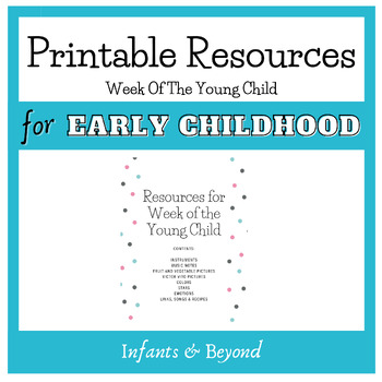 Preview of Printables for Week Of The Young Child (lesson plan) 2024