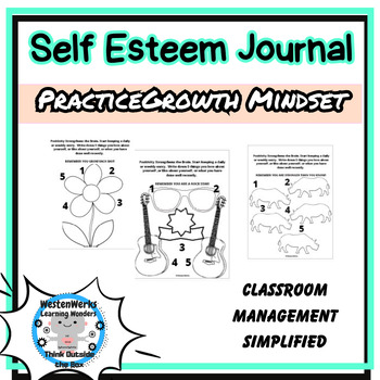 Preview of Self Esteem Journal  |  Printed Version | Teach Self Reflection