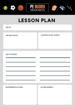 Preview of Printer-Friendly HPE Lesson Plan Template