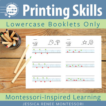 Preview of Alphabet Tracing & Printing Skills : Lowercase Letter Formation Practice Sheets