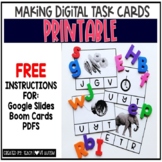 Printing Digital Task Cards Instructions