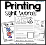 Printing Practice 4 - Printing 100 Sight Words + Sentences