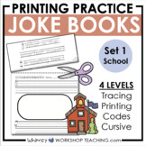 Printing Practice Handwriting Seasonal Joke Book 1 - Back 