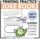 Printing Practice Handwriting Seasonal Joke Book 7 - Sprin
