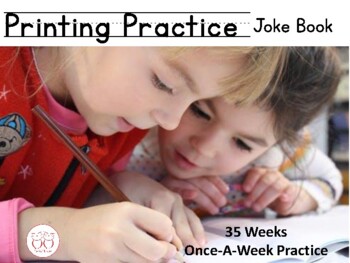 Preview of Printing Practice Joke Book Distance Learning