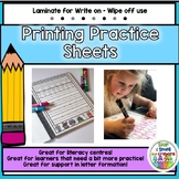 Printing Practice Worksheets: Great addition to Distance L