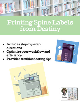 Preview of Printing Spine Labels in Destiny