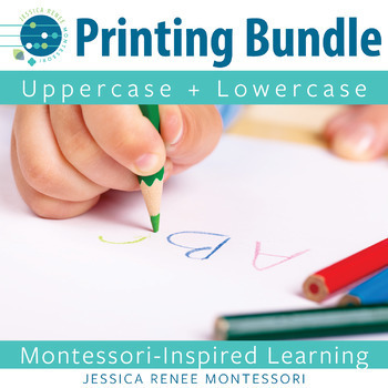 Preview of Printing Tracing Cards, Booklets, Posters: Uppercase and Lowercase Letters
