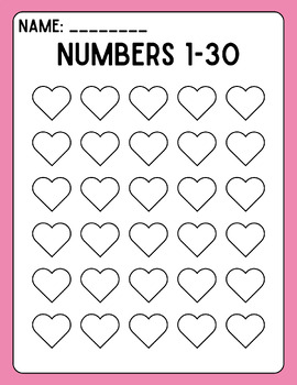 Preview of Printing numbers 1-30