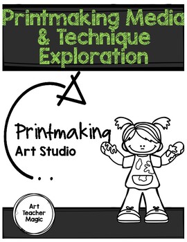 Preview of Printmaking Exploration Choice-based Student-Centered Art