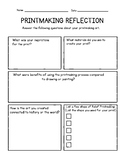 Printmaking Artist Reflection