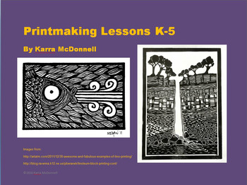 Preview of Printmaking Lesson K-5