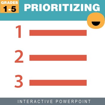 Preview of Prioritizing- Interactive PowerPoint