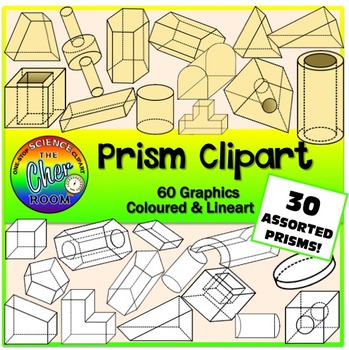 Preview of Prism Clipart (Geometry, Math)