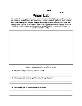 Preview of Prism Lab