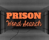 Prison Vocabulary Word Search