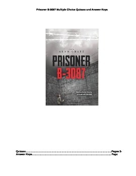 Preview of Prisoner B-3087 Multiple Choice Quizzes for all Chapters